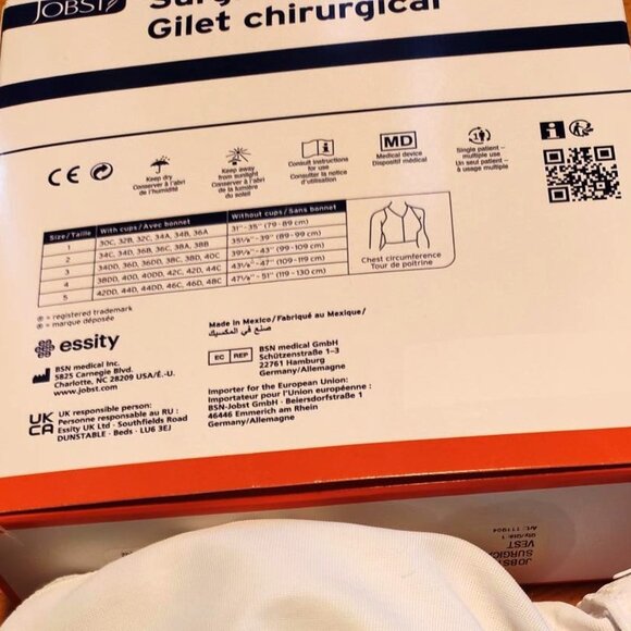 ***SOLD*** New in Box Jobst BSN Medical 111904 Surgical Vest, Size 4, White - Picture 8 of 9